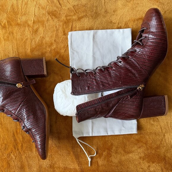 Sezane Sandy Boots  - Color: Téjus Brun Size: 42 - Picture 3 of 9